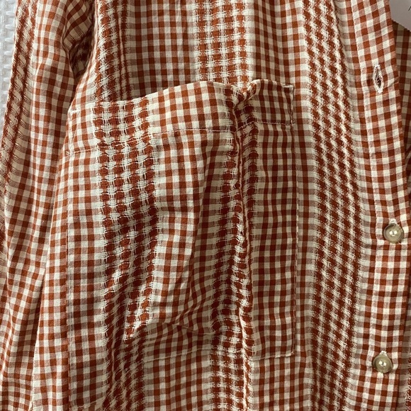 NWT L&G Gingham Pocket Tunic Shirt - Picture 5 of 9